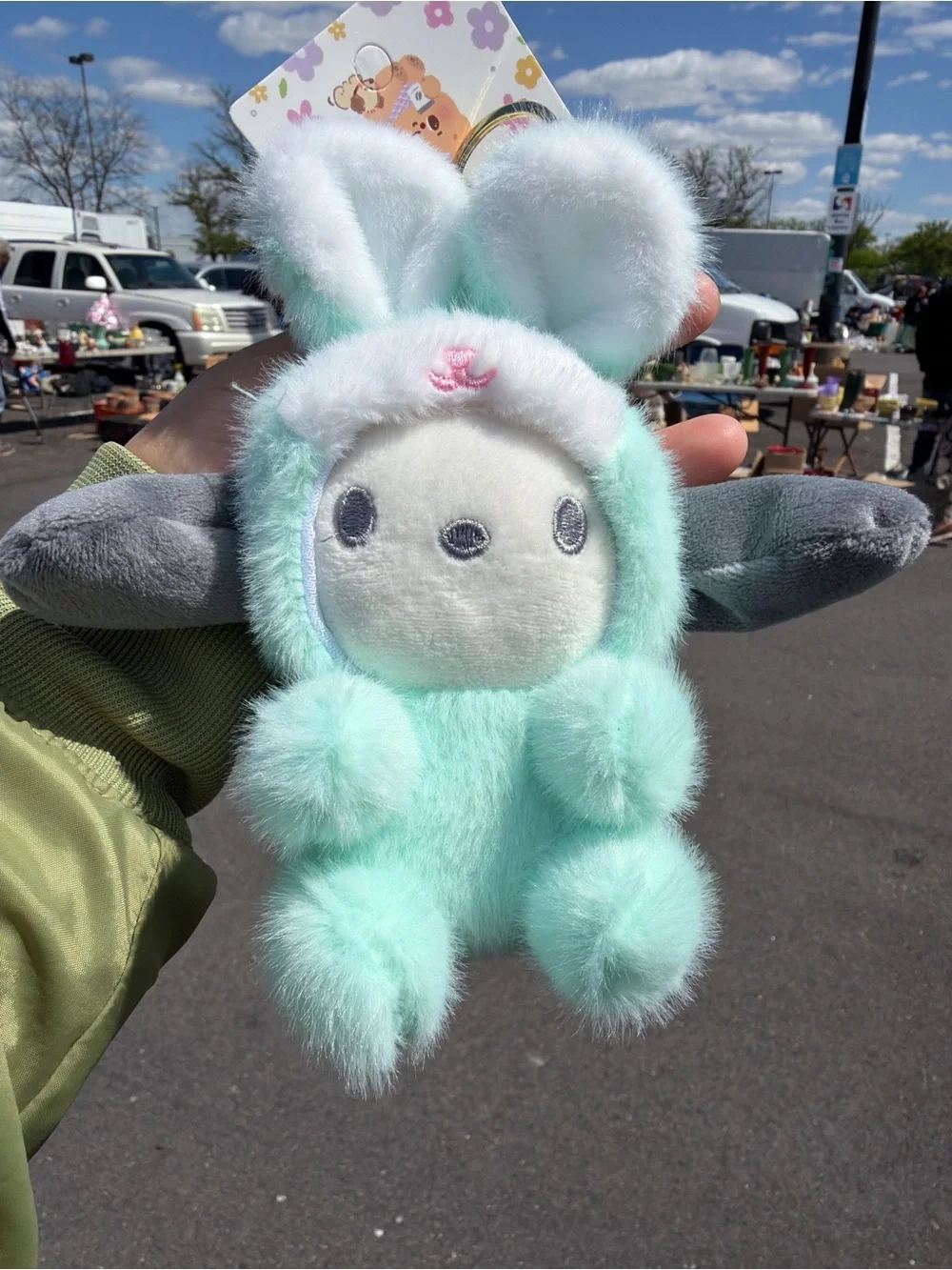 Super Cute My Melody Bunny Plush Keychain
